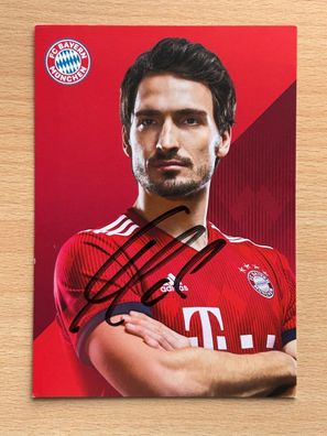 Mats Hummels FC Bayern München Autogrammkarte original signiert #S335