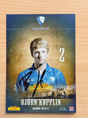 Björn Kopplin VfL Bochum Autogrammkarte original signiert #S250