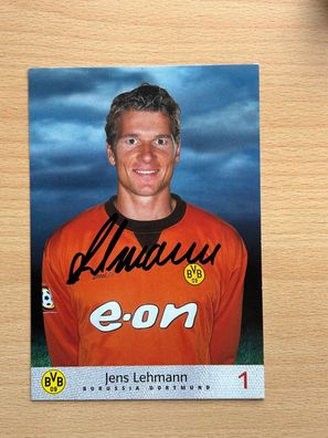 Jens Lehmann BVB Autogrammkarte original signiert #S241