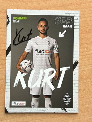 Kaan Kurt Borussia Mönchengladbach Autogrammkarte original signiert #S135