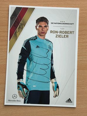 Ron-Robert Zieler dt. Nationalmannschaft Autogrammkarte original signiert #S181