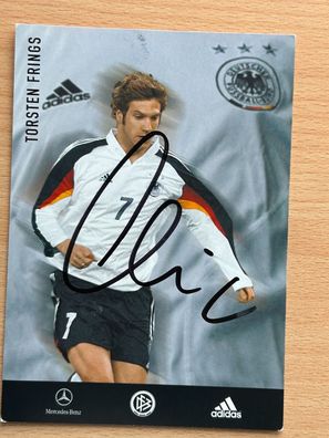 Torsten Frings dt. Nationalmannschaft Autogrammkarte original signiert #S180
