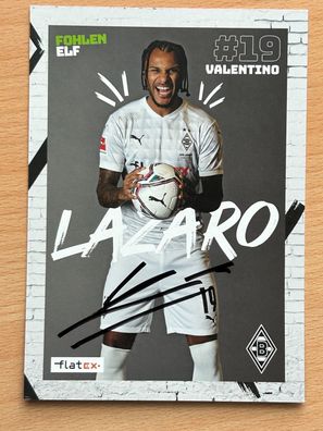 Valentino Lazaro Borussia Mönchengladbach Autogrammkarte original signiert #S124