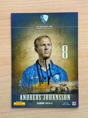Andreas Johansson VfL Bochum Autogrammkarte original signiert #S257