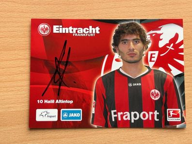 Halil Altintop Eintracht Frankfurt Autogrammkarte original signiert #S355