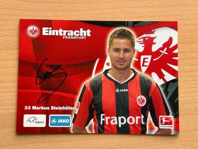 Markus Steinhöfer Eintracht Frankfurt Autogrammkarte original signiert #S352
