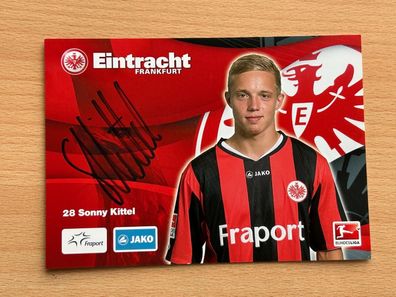 Sonny Kittel Eintracht Frankfurt Autogrammkarte original signiert #S347