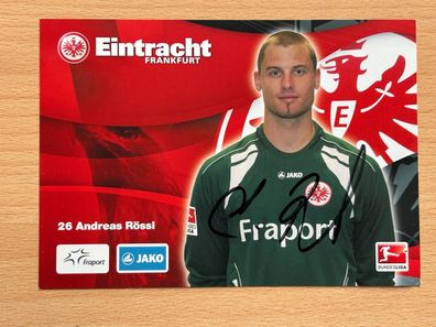 Andreas Rössl Eintracht Frankfurt Autogrammkarte original signiert #S348