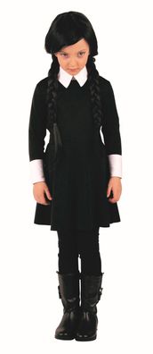 Kostüm Wendy Kinder schwarz weiß Gr.140 152 164 Rollenspiele Halloween Cosplay