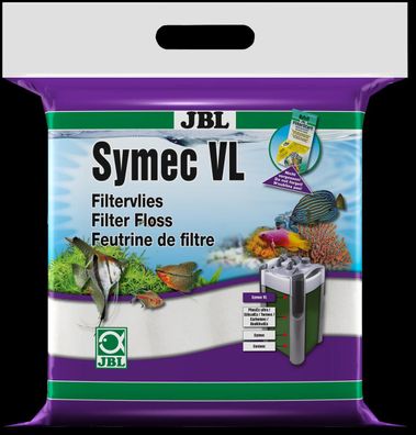 JBL Symec VL Filterwatte-Vlies 65 g für Aquarienfilter gegen Wassertrübungen