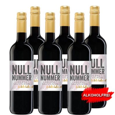 Null Nummer Cabernet Sauvignon Alkoholfreier Wein 6 x 75cl