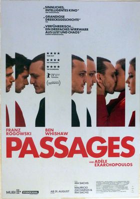 Passages - Original Kinoplakat A1 - Franz Rogowski, Ben Whishaw - Filmposter