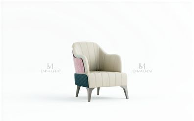Sessel Design Couch Sofa Sitzer Luxus Neu Relax Leder Lounge Club Polster Möbel