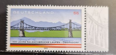 BRD - MiNr. 2345 - 100 Jahre Salzachbrücke Laufen-Oberndorf