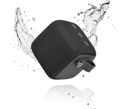 Fresh ´n Rebel Rockbox BOLD S | IPX7 Wasserdichter Bluetooth Lautsprecher -Storm Grey