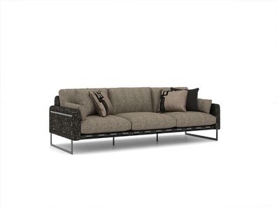Luxus Polstermöbel Dreisitzer Sofa Couchen Textil Wohnzimmer Neu Möbel
