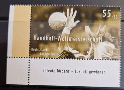 BRD - MiNr. 2578 - Sporthilfe: Handball-Weltmeisterschaft, Deutschland