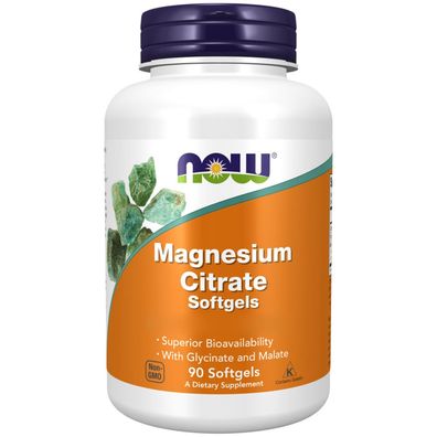 Now Foods, Magnesium Citrate, 134mg, 90 Weichkapseln