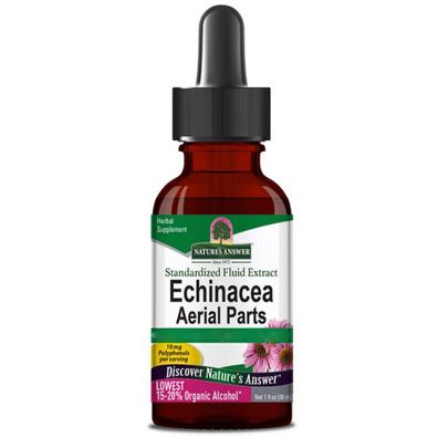 Nature's Answer, Echinacea Aerial Parts, Lowest 15-20% Organic Alcohol, 1000mg, ...