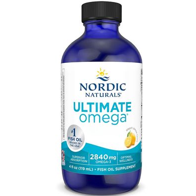 Nordic Naturals, Ultimate Omega, Zitrone, 2,840mg, 4 fl oz (119ml)
