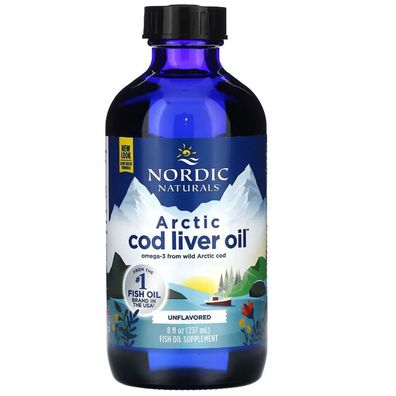 Nordic Naturals, Arctic Cod Liver Oil, 1060mg Omega-3, geschmacksneutral, 8 fl oz ...