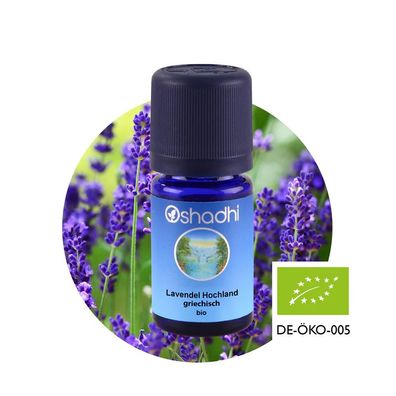Oshadhi Lavendel Hochland Griechenland bio ätherisches Öl 100% naturrein 5ml 10ml