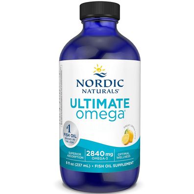 Nordic Naturals, Ultimate Omega, Zitrone, 2,840mg, 8 fl oz (237ml)