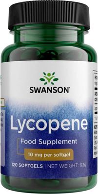 Swanson, Lycopene, 10mg, 120 Weichkapseln
