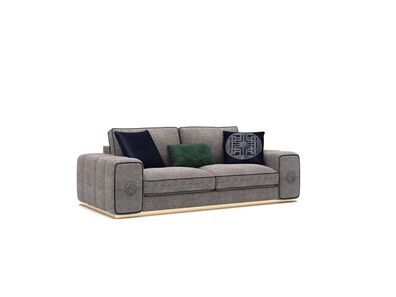 Luxus Couch Polstermöbel Polster Sofa Textil Couchen Wohnzimmer Neu Zweisitzer