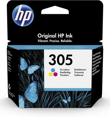 HP 305 (3YM60AE) Original Druckerpatrone Farbe für HP DeskJet 2700, 2730, 4100