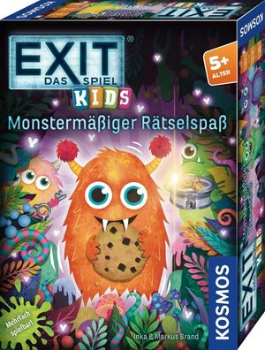 KOSMOS 683733 EXIT Das Spiel Kids Monstermäßiger Rätselspaß Kinder Familienspiel