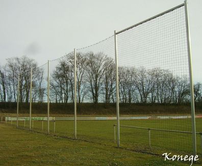 Ballfangnetz, 3,0m hoch, Länge wählbar, 12cm Maschenweite, weiß