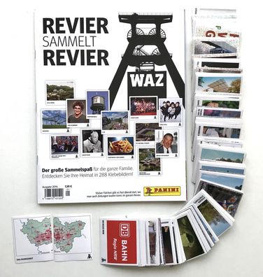 Revier sammelt Revier (2014) Leeralbum + kompletter Satz , Panini , RAR