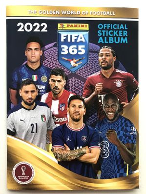 FIFA 365 - 2022 - Album komplett beklebt , sehr guter Zustand , Panini