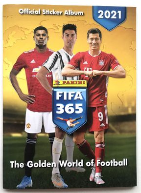 FIFA 365 - 2021 - Album komplett beklebt , sehr guter Zustand , Panini