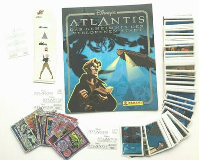 Atlantis (2001) Leeralbum + kompletter Satz (1 - 180 - A - X - P1 - P18) , Panini