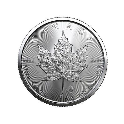 Silbermünze Maple Leaf 2024 1 oz Royal Canadian Mint Kanada 5 CAD 999 Silber