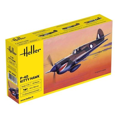 Heller P-40 Kitty Hawk in 1:72 1000802660 Bausatz 80266
