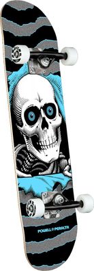 POWELL-PERALTA Skateboard Ripper One Off Silver/ Light blue 7.75