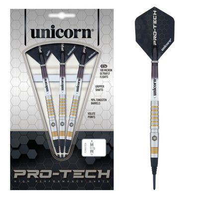 Unicorn Pro-Tech Style 2 Soft Darts, 1 Satz / 19 Gr.