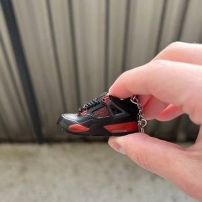 AJ4 Red Thunder Mini Sneaker
