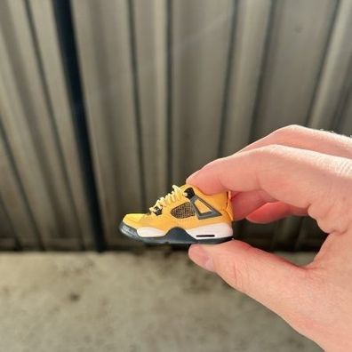 AJ4 Lightning Mini Sneaker Schlüsselanhänger