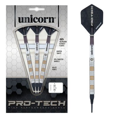 Unicorn Pro-Tech Style 3 Soft Darts, 1 Satz / 20 Gr.