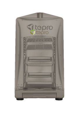 Tepro 8413 Universal Abdeckhaube für Steakgrill, anthrazit