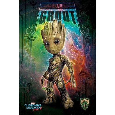 Marvel Comics Poster: Guardians of the Galaxy Vol. 2 Kid Groot (95 LE)