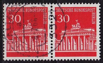 Germany BERLIN [1966] MiNr 0288 2er ( O/ used )