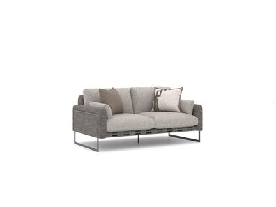 Luxus Zweisitzer Sofa Polstermöbel Textil Couch Modern Wohnzimmer Möbel