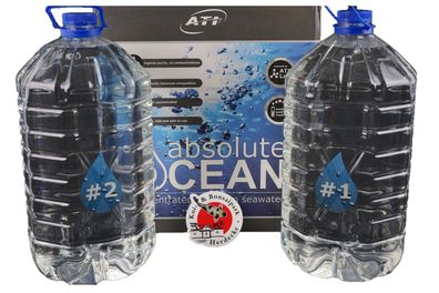 ATI Absolute Ocean 2 x 10,20 Liter (für 170 L) hochreines konzentriertes Meerwasser