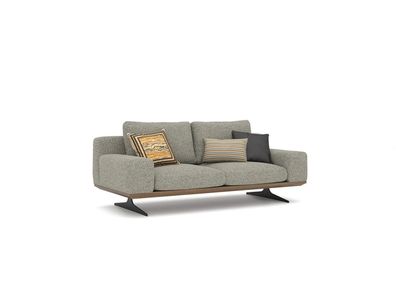 Modern Sofa Wohnzimmer Couch Zweisitzer Polstersofa Textil Möbel Designer Neu