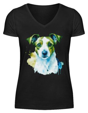Jack Russell Terrier - V-Neck Damenshirt